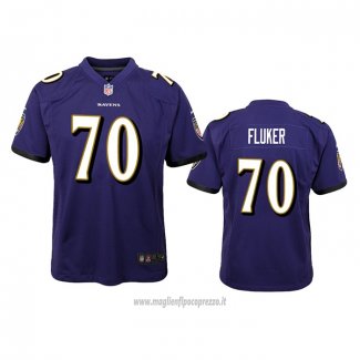 Maglia NFL Game Bambino Baltimore Ravens D.j. Fluker Viola