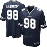 Maglia NFL Game Bambino Dallas Cowboys Crawford Nero