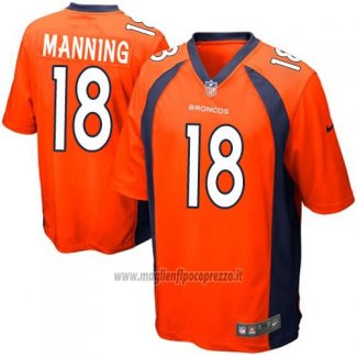 Maglia NFL Game Bambino Denver Broncos Manning Arancione