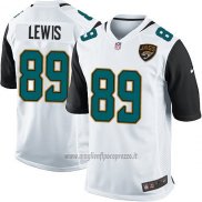 Maglia NFL Game Bambino Jacksonville Jaguars Lewis Bianco