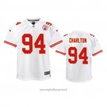 Maglia NFL Game Bambino Kansas City Chiefs Taco Charlton Bianco