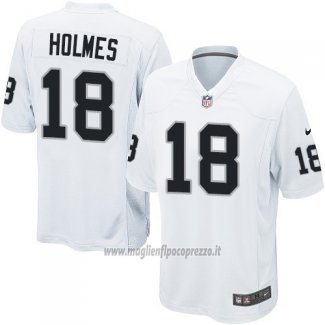 Maglia NFL Game Bambino Las Vegas Raiders Holmes Bianco
