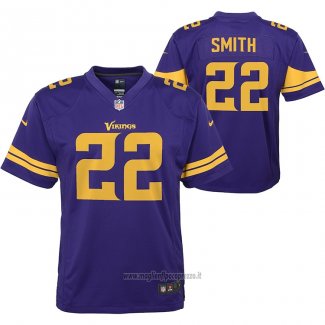Maglia NFL Game Bambino Minnesota Vikings Harrison Smith Alternato Viola Color Rush