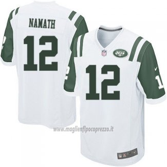 Maglia NFL Game Bambino New York Jets Namath Bianco
