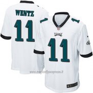 Maglia NFL Game Bambino Philadelphia Eagles Wentz Bianco