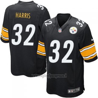 Maglia NFL Game Bambino Pittsburgh Steelers Harris Nero