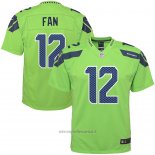 Maglia NFL Game Bambino Seattle Seahawks Fan Verde Color Rush