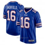 Maglia NFL Game Buffalo Bills Trent Sherfield Blu