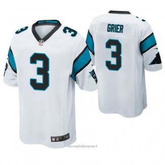 Maglia NFL Game Carolina Panthers Will Grier Bianco