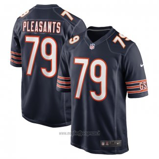 Maglia NFL Game Chicago Bears Austen Pleasants Blu