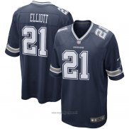 Maglia NFL Game Dallas Cowboys Ezekiel Elliott Blu