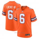 Maglia NFL Game Denver Broncos P.J. Locke III Mile High Collection 1977 Throwback Arancione