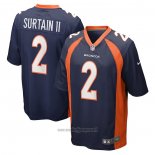 Maglia NFL Game Denver Broncos Patrick Surtain II Home Blu