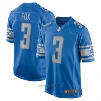 Maglia NFL Game Detroit Lions Jack Fox Blu