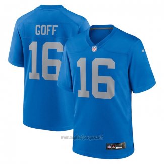 Maglia NFL Game Detroit Lions Jared Goff Blu1