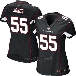 Maglia NFL Game Donna Arizona Cardinals Jones Nero