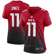 Maglia NFL Game Donna Atlanta Falcons Julio Jones 2nd Alternato Rosso