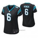 Maglia NFL Game Donna Carolina Panthers Taylor Heinicke Nero