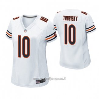 Maglia NFL Game Donna Chicago Bears Mitchell Trubisky Bianco