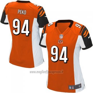 Maglia NFL Game Donna Cincinnati Bengals Peko Arancione