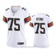 Maglia NFL Game Donna Cleveland Browns Joel Bitonio 2020 Bianco
