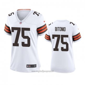 Maglia NFL Game Donna Cleveland Browns Joel Bitonio 2020 Bianco