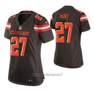 Maglia NFL Game Donna Cleveland Browns Kareem Hunt Marrone