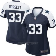 Maglia NFL Game Donna Dallas Cowboys Dorsett Blu Bianco