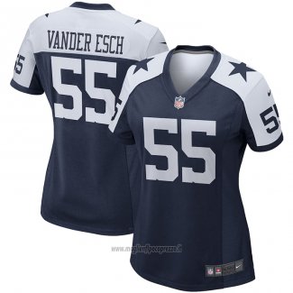 Maglia NFL Game Donna Dallas Cowboys Leighton Vander Esch Alternato Blu