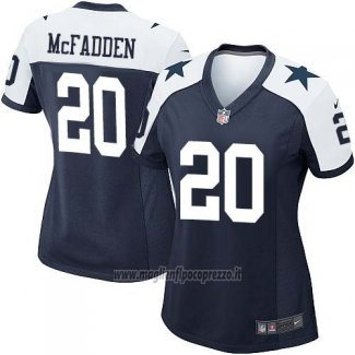 Maglia NFL Game Donna Dallas Cowboys Mcfadden Blu Bianco