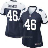 Maglia NFL Game Donna Dallas Cowboys Morris Blu Bianco