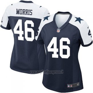 Maglia NFL Game Donna Dallas Cowboys Morris Blu Bianco