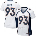 Maglia NFL Game Donna Denver Broncos Crick Bianco