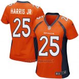 Maglia NFL Game Donna Denver Broncos Harris Jr Arancione