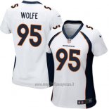 Maglia NFL Game Donna Denver Broncos Wolfe Bianco