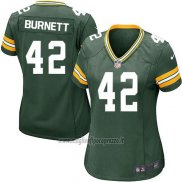 Maglia NFL Game Donna Green Bay Packers Burnett Verde Militar