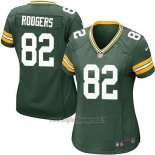 Maglia NFL Game Donna Green Bay Packers Rodgers Verde Militar