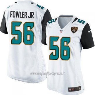 Maglia NFL Game Donna Jacksonville Jaguars Fowler Jr Bianco