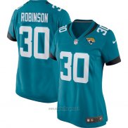 Maglia NFL Game Donna Jacksonville Jaguars James Robinson Verde