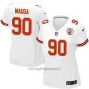Maglia NFL Game Donna Kansas City Chiefs Mauga Bianco