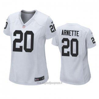Maglia NFL Game Donna Las Vegas Raiders Damon Arnette Bianco