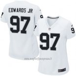 Maglia NFL Game Donna Las Vegas Raiders Edwaros Jr Bianco