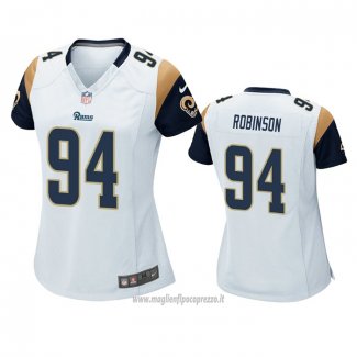 Maglia NFL Game Donna Los Angeles Rams A'shawn Robinson Bianco
