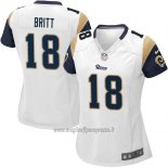 Maglia NFL Game Donna Los Angeles Rams Britt Bianco