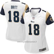 Maglia NFL Game Donna Los Angeles Rams Britt Bianco