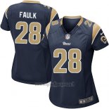 Maglia NFL Game Donna Los Angeles Rams Faulk Nero