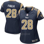 Maglia NFL Game Donna Los Angeles Rams Faulk Nero