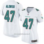 Maglia NFL Game Donna Miami Dolphins Alonso Bianco