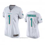 Maglia NFL Game Donna Miami Dolphins Tua Tagovailoa Bianco