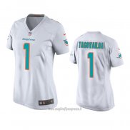 Maglia NFL Game Donna Miami Dolphins Tua Tagovailoa Bianco